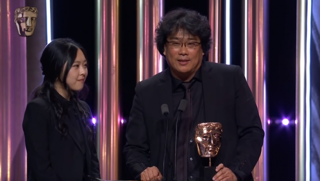 봉준호 감독. 사진=BAFTA 유튜브 채널