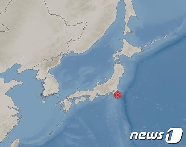 (일본 기상청 홈페이지에서 갈무리). © 뉴스1