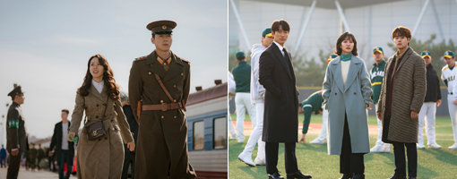 북한과 야구라는 흔치 않은 소재를 내세워 시청자 사랑을 받은 두 드라마가 14일과 16일 화려하게 막을 내린다. tvN ‘사랑의 불시착’과 SBS ‘스토브리그’다.(왼쪽부터) 사진제공｜tvN·SBS