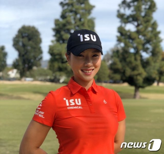 박희영 선수가 지난 9일 LPGA투어 ‘ISPS 한다 빅오픈’에서 우승했다. (이수 제공) / 2020.02.18 © 뉴스1