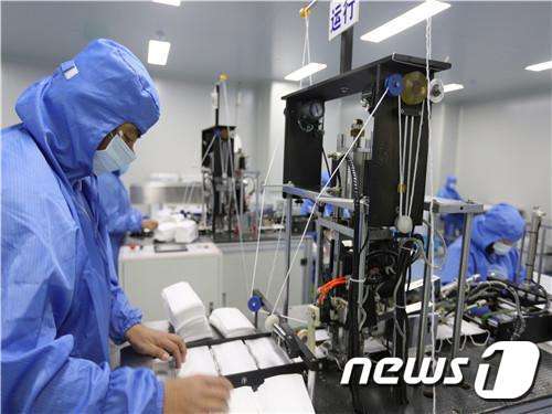 코로나19 여파에도 공장 가동한 중국 기업들 (바이두 갈무리)© 뉴스1