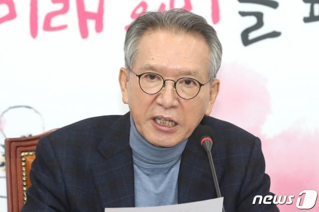 김형오 미래통합당 공천관리위원장. 뉴스1