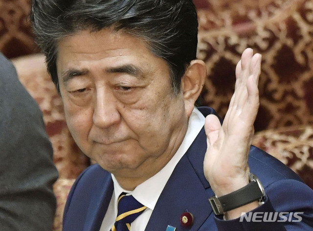 아베 신조(安倍晋三) 일본 총리. 사진=뉴시스