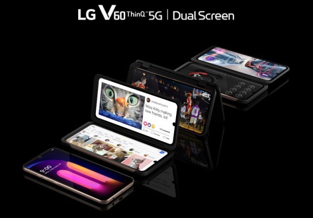 LG전자의 새로운 플래그십 스마트폰, V60 씽큐 5G (출처=LG전자)
