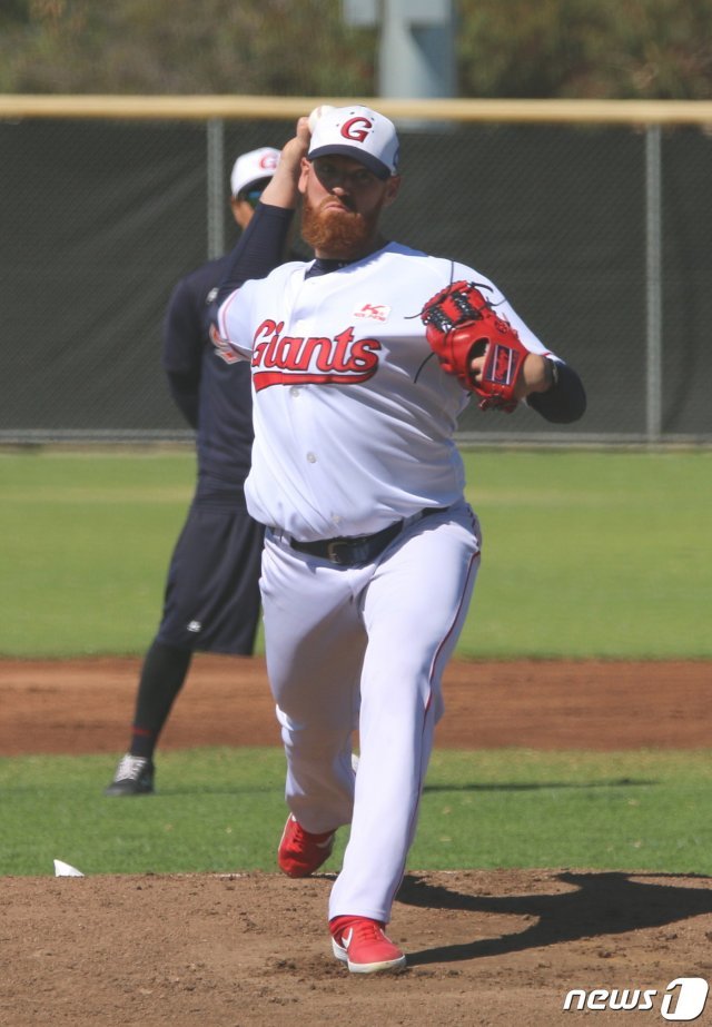 롯데 자이언츠 댄 스트레일리. (롯데 자이언츠 제공)