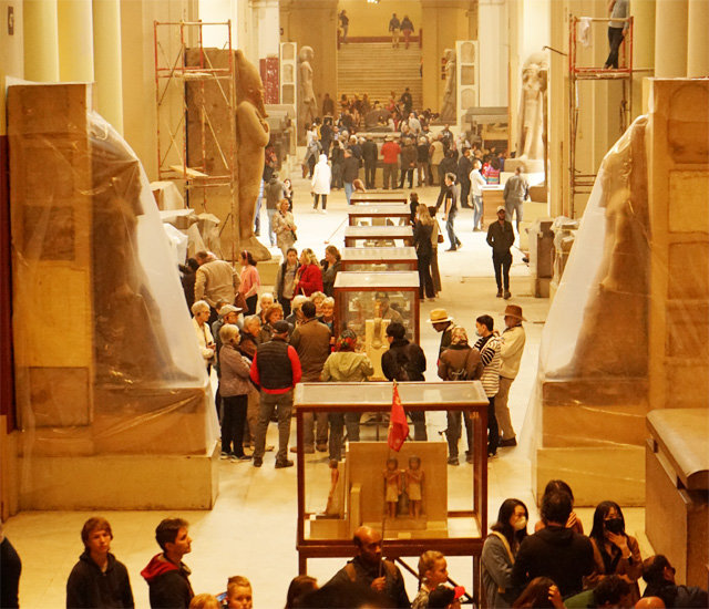 이집트 박물관은 16만 점이 넘는 고대 이집트 유물을 소장하고 있다.