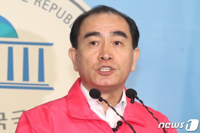 미래통합당 서울 강남갑에 공천 받은 태영호(태구민) 전 주영 북한대사관 공사. © News1