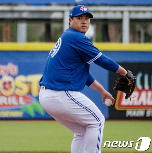 토론토 블루제이스 류현진. (토론토 SNS) 뉴스1