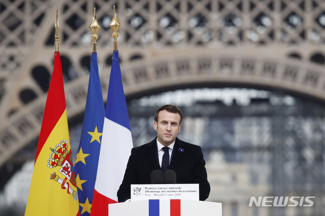 에마뉘엘 마크롱 프랑스 대통령. 사진=뉴시스