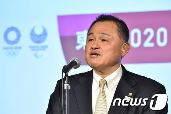 야마시타 야스히로(山下泰裕) 일본올림픽위원회(JOC) 위원장. © 뉴스1