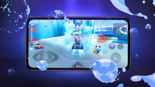 ‘카트라이더 러쉬플러스’의 플레이 화면. 사진제공｜넥슨