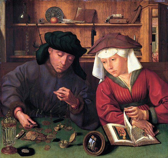 크벤틴 마시스 ‘대금업자와 그의 부인’, 1514년.