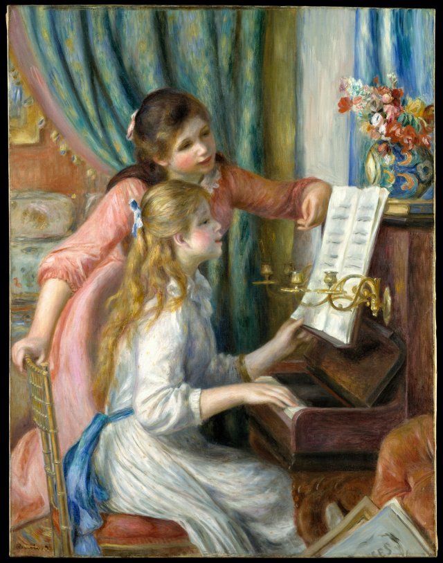 르누아르 ‘피아노치는 소녀들’
