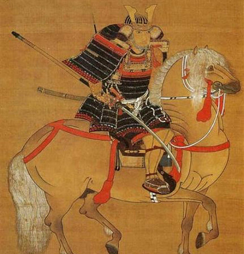 가노 모토노부가 그린 칼 찬 무장의 그림에는 전국시대 사무라이의 모습이 잘 표현돼 있다.