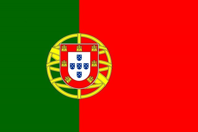 포르투갈 국기.