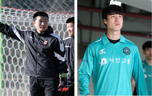 상주 이창근-안산 이창훈. 사진제공｜한국프로축구연맹