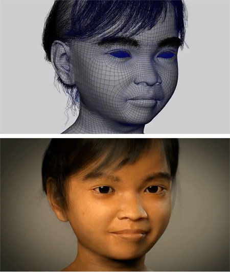 2013년 네덜란드 아동인권보호단체 ‘인간의 대지’는 컴퓨터그래픽으로 가상의 필리핀 소녀 ‘스위티’를 만들어 온라인에서 성매매 함정수사를 벌였다. 이 단체는 스위티에게 접근해 성관계를 요구한 아동 성 매수자 1000명의 명단을 인터폴에 넘겼다. 유튜브 화면 캡처