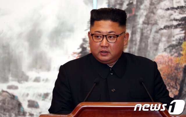 김정은 북한 국무위원장. 2018.9.19 © News1