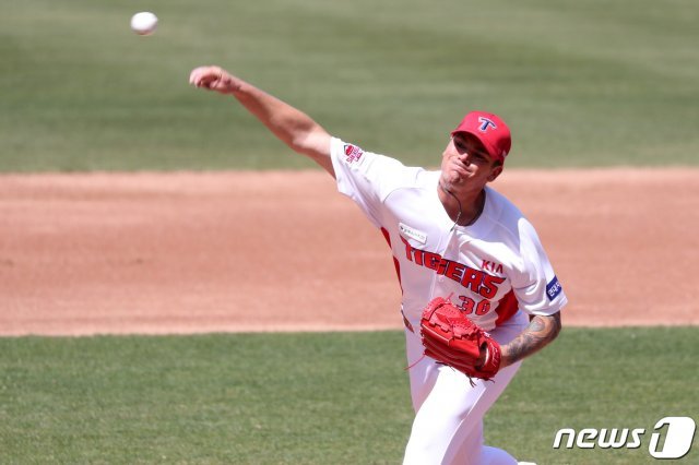 KIA 애런 브룩스.2020.4.21 © News1