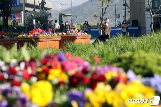 ‘서울 광화문 사거리./뉴스1 © News1