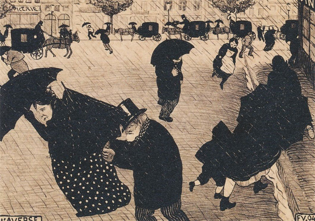 펠릭스 발로통 ‘소나기’ 1894년.