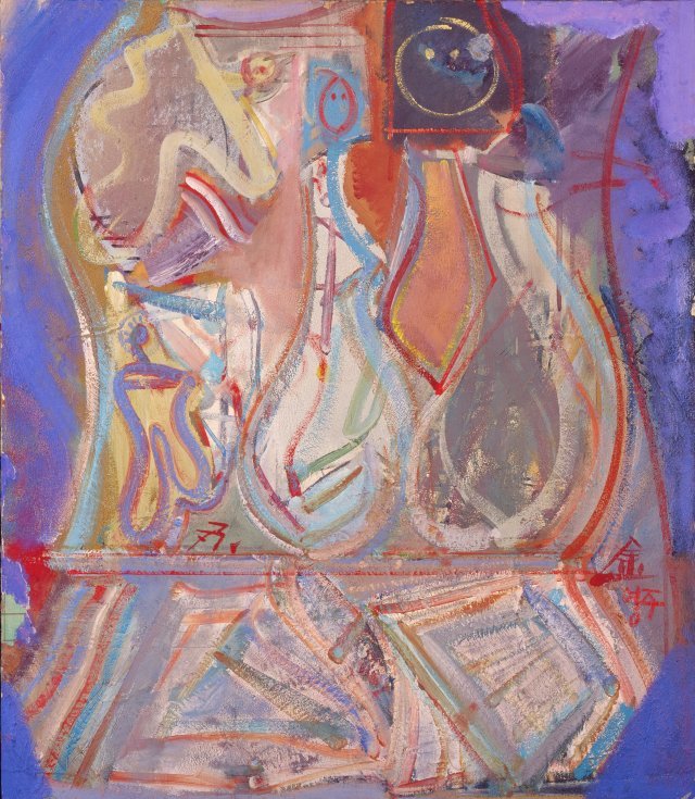 김영주, 인간들의 계절(1973), 캔버스에 유채, 105.5x91cm, 국립현대미술관 소장