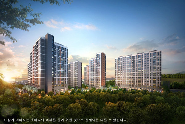 e편한세상 무등산 투시도