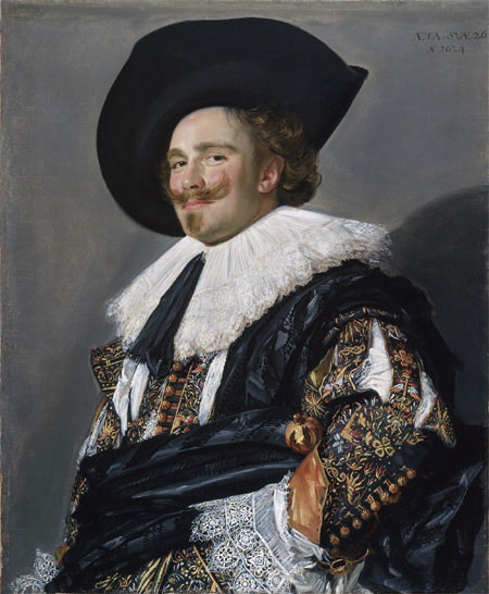 프란스 할스 ‘웃고 있는 기사’, 1624년.