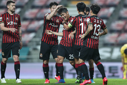 K리그1 FC서울과 광주FC의 경기에서 서울 한찬희 득점. 사진제공｜한국프로축구연맹