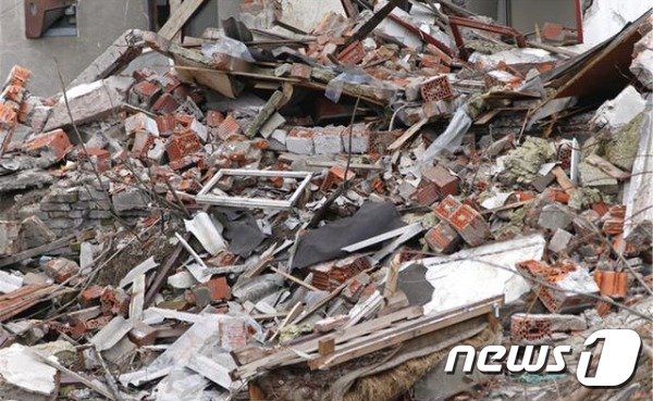 18일 중국 윈난성에서 규모 5.0의 지진이 발생했다.(출처=웨이보 갈무리)© 뉴스1
