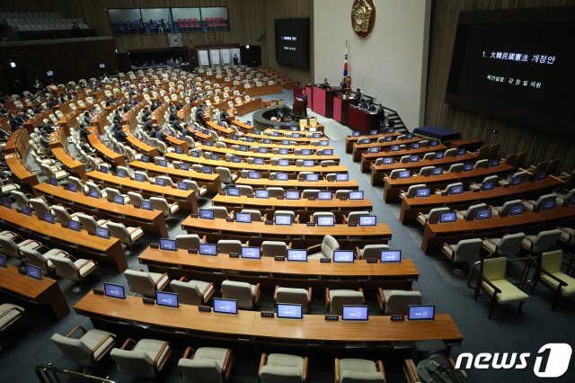 서울 여의도 국회 본회의장. 2020.5.8/뉴스1 © News1