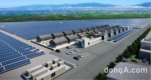 새만금 육상태양광 3구역 발전사업 조감도(안)