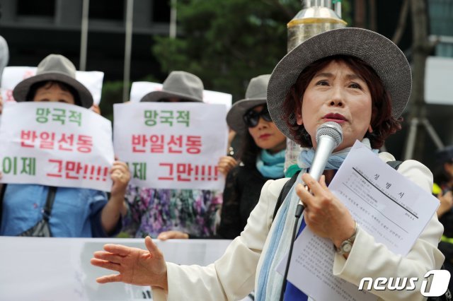 주옥순 엄마부대 대표. 2019.8.8/뉴스1 © News1