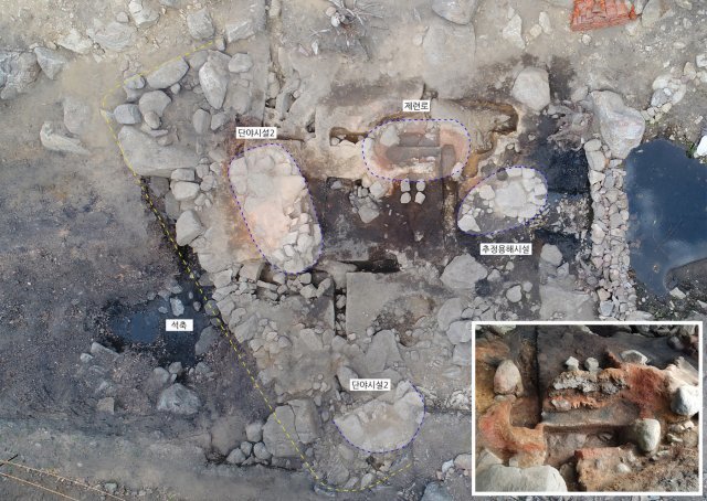 장수 대적골 유적에서 발견된 종합 제철유적.(문화재청 제공) © 뉴스1
