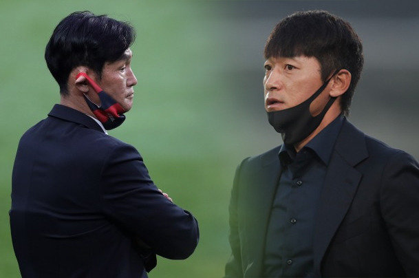 최용수 감독(왼쪽)과 김남일 감독이 지도자로서 처음 격돌한다. (한국프로축구연맹 제공) © 뉴스1