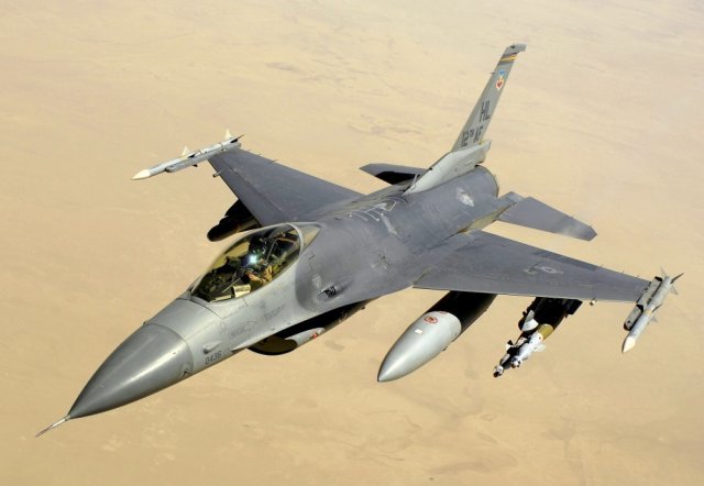 미국의 F-16 전투기. [미국공군 United States Air Force 제공]