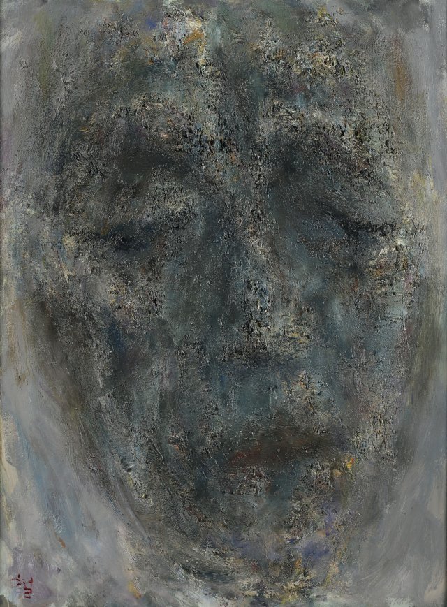 얼굴 (미륵), 1998, 캔버스에 유채, 130x98cm ⓒ권순철