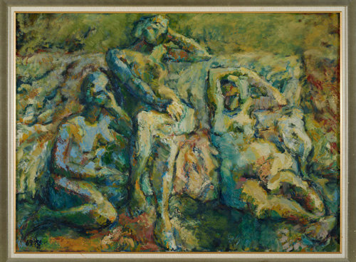 권순철, ‘세 여인’, 1969, 캔버스에 유채, 96x131cm ⓒ권순철