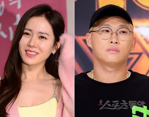 배우 손예진(왼쪽)-래퍼 스윙스. 스포츠동아DB