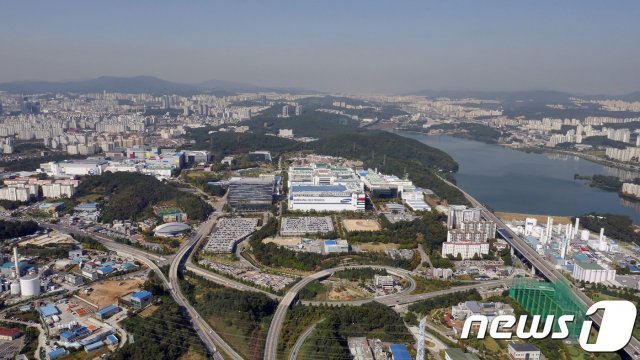 삼성전자 반도체 생산단지 기흥캠퍼스 항공사진. (삼성전자 제공) © News1