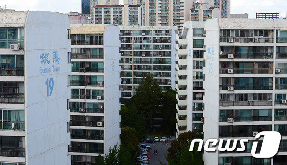 서울 강남구 대표 재건축인 대치동 은마아파트 모습.© News1