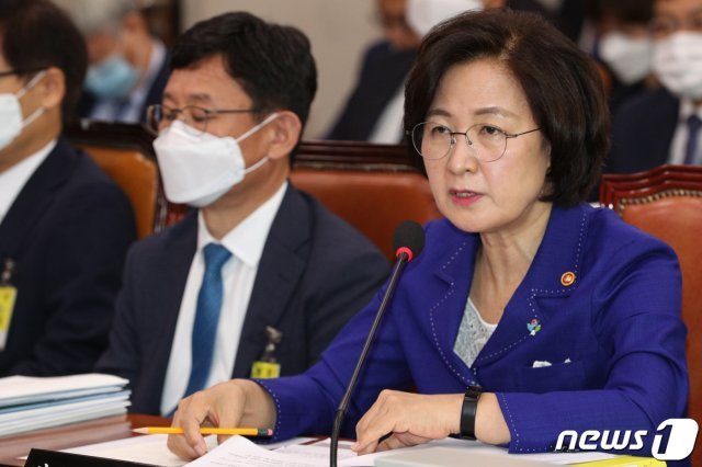 추미애 법무부장관. 2020.6.18 © News1