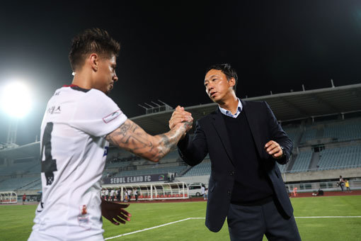 광주 감독 박진섭. 사진제공｜한국프로축구연맹