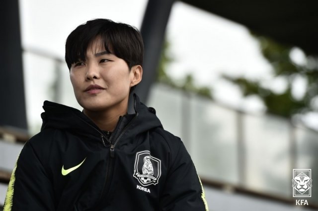 한국 여자축구의 간판 지소연이 FIFA와의 인터뷰에서 올림픽 진출에 대한 각오를 전했다. (대한축구협회 제공) © 뉴스1