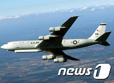미 공군 정찰기 E-8C 조인트 스타즈. /뉴스1 DB