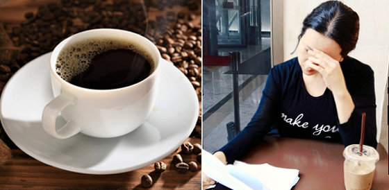사진출처= (왼쪽)게티이미지뱅크_ (오른쪽) 커피 마시며 일하고 있는 직장인.