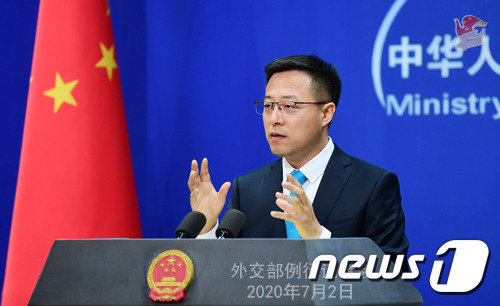 자오리젠 중국 외교부 대변인 (중국 외교부 웹사이트 갈무리)