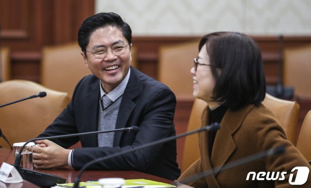 김광진 청와대 정무비서관. 2019.11.28/뉴스1 © News1