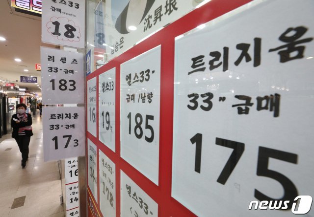 21일 서울 송파구의 공인중개사 사무소에 아파트 급매물 전단지가 붙어있다. 2020.4.21/뉴스1 © News1 신웅수 기자