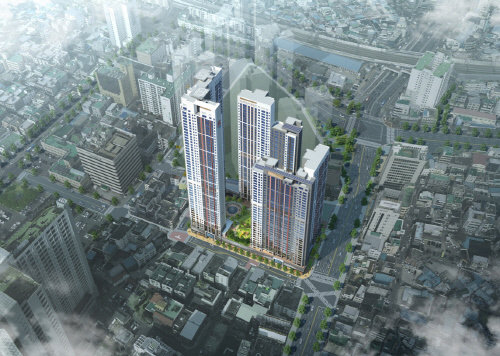 ‘힐스테이트 동인 센트럴’  조감도